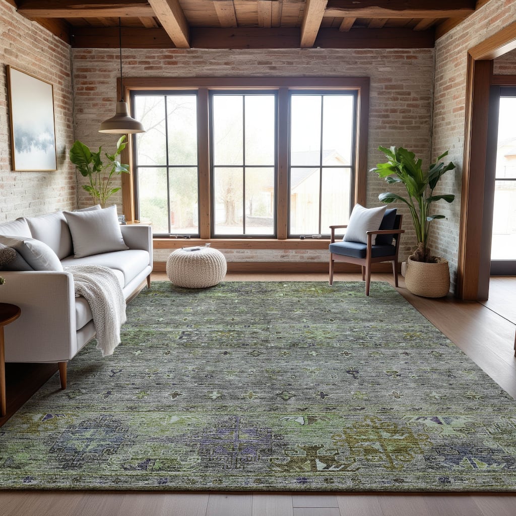 Premium Washable Super Soft Tribal Global Mayfield Rug