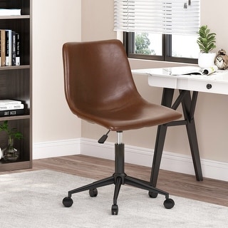Jarvi Upholstered Swivel Office Chair by Christopher Knight Home