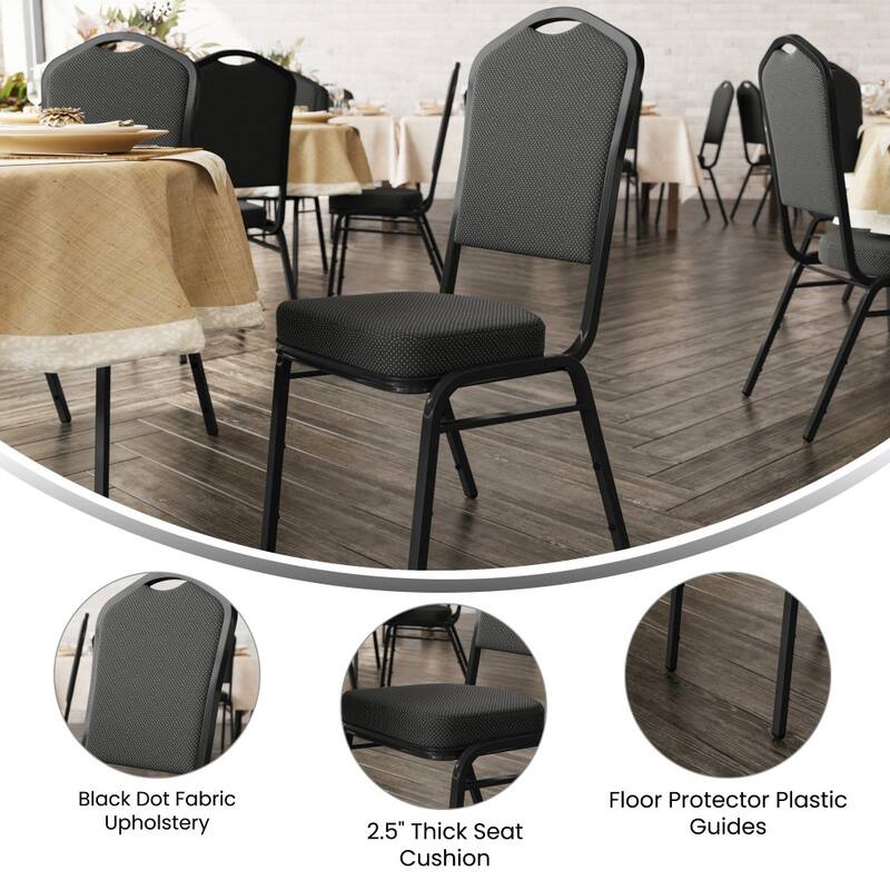 Crown Back Stacking Banquet Chair