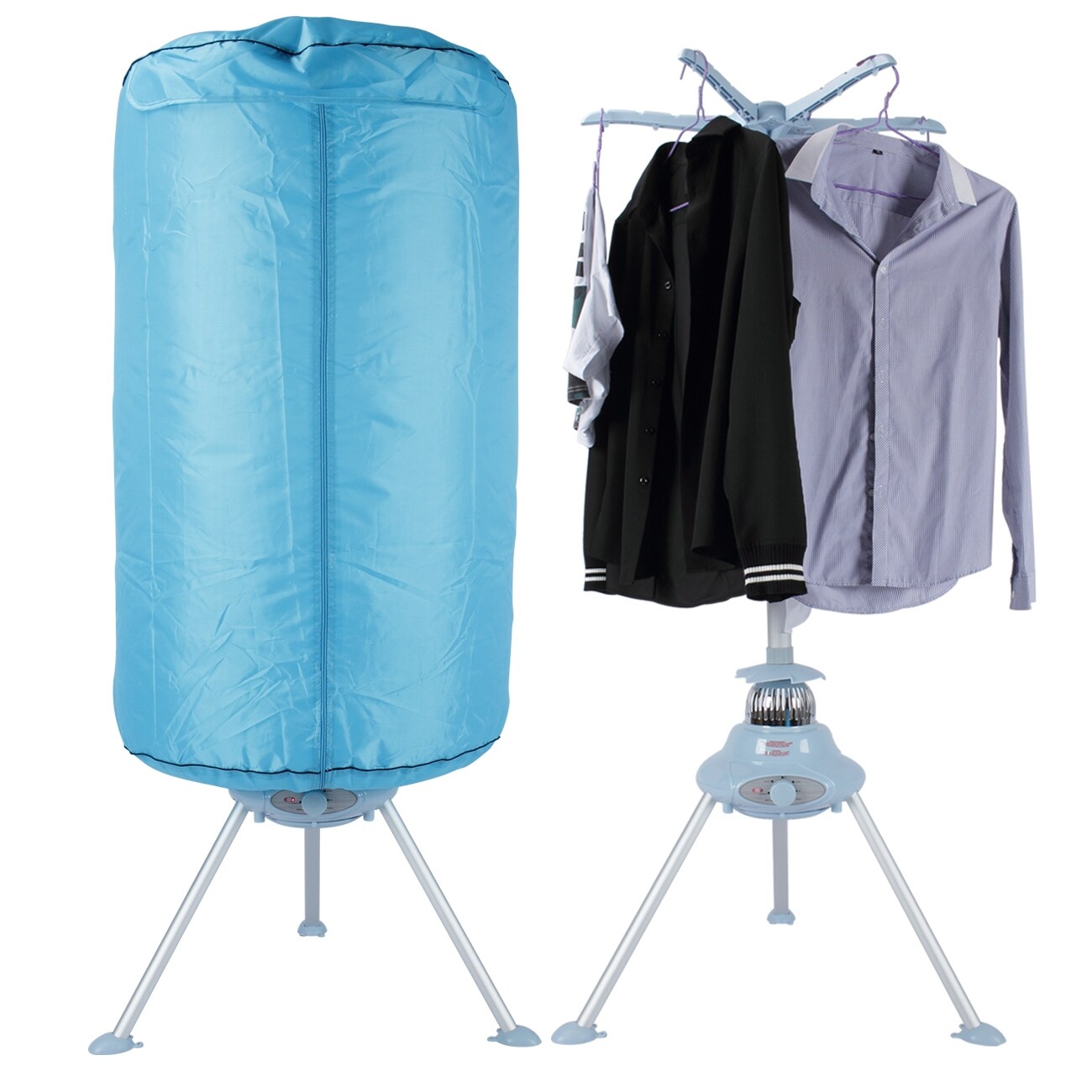 Della Compact Portable Electric Air Clothes Dryer Machine Stand