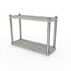 preview thumbnail 1 of 9, LuxeStone Two Layer Diatomite Bathrooms and Kitchens Quick Drying Organizer&Storage Tray - Gray - 11" 11" - Gray