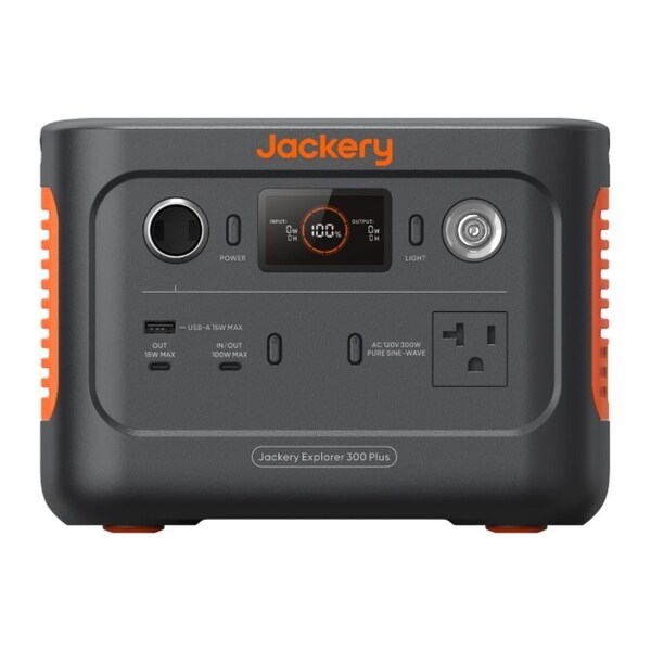 Jackery - Explorer 300 Plus Portable Power Station with Solar