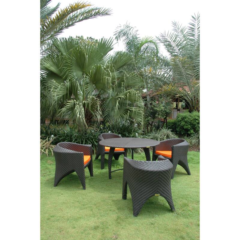 French Country Dining Set - 5 Piece Table & Chair Set - Elegant Design