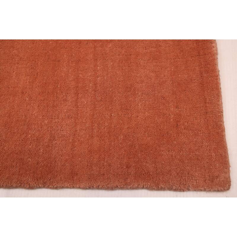 ECARPETGALLERY Hand Loomed Kashkuli Gabbeh Copper Wool Rug - 9'2 x 11'8