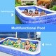 preview thumbnail 6 of 6, Q-Max Large Outdoor Inflatable Family Swimming Pool with Electric Pump