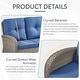 preview thumbnail 45 of 68, Outdoor Swivel Rocker Chairs with Sofa Table