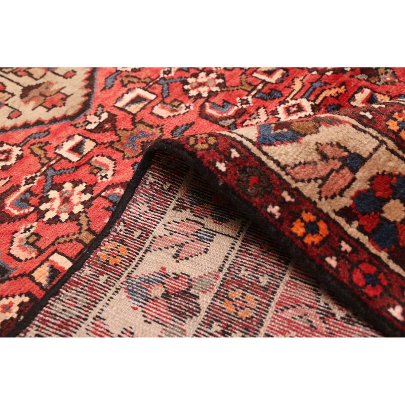 ECARPETGALLERY Hand-knotted Andelz Red Wool Rug - 3'5 x 9'10