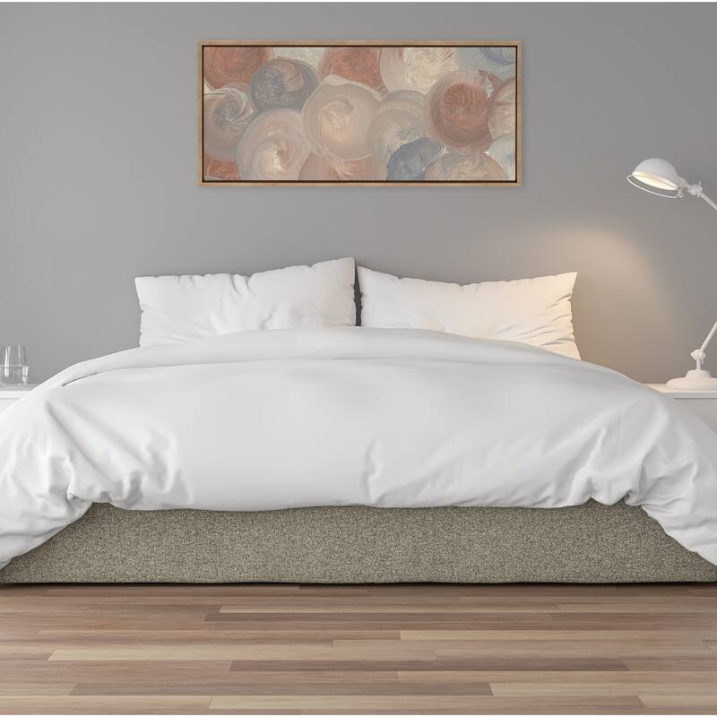Kate and Laurel Sylvie Dots Framed Canvas by Mentoring Positives