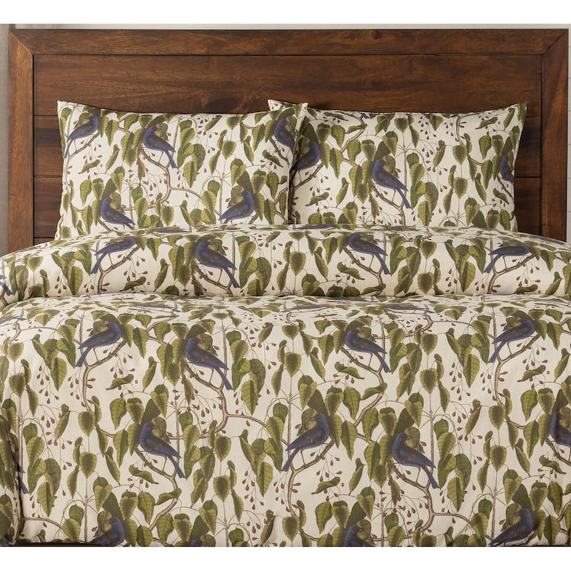 Smithsonian Bluebirds In Paradise Duvet Set