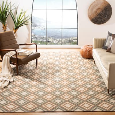 SAFAVIEH Handmade Flatweave Dhurries Katrina Modern Wool Rug