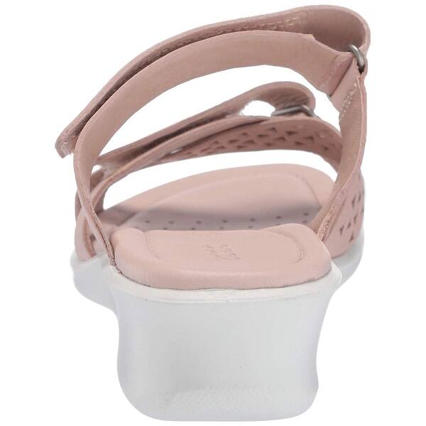 Shop Ecco Womens Felicia Peep Toe Casual Slide Sandals Overstock