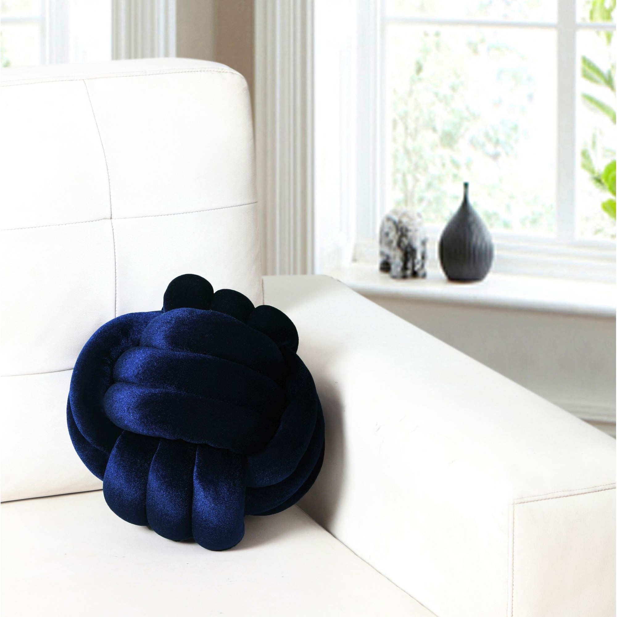 Timberbrook Solid Colour Velvet Reversible Throw Pillow