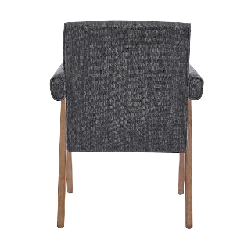 Christopher Knight Home Poppy Fabric Arm Dining Chair (Set of 2)