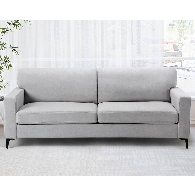 83" Oversized Sofa - 82" - Light Grey