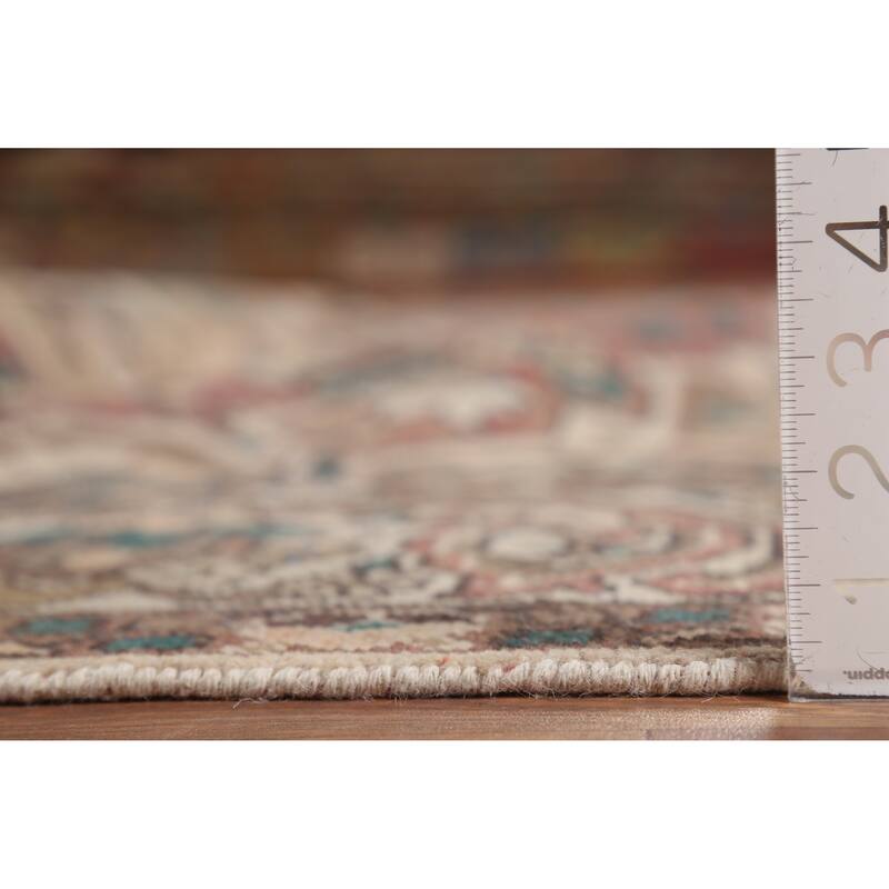 Geometric Bakhtiari Persian Vintage Area Rug Hand-Knotted Wool Carpet - 10'2"x 12'8"