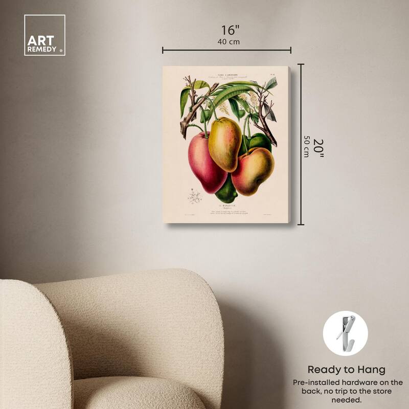 Mangoes by Etienne Denisse Canvas by Art Remedy, Gallery Wrapped