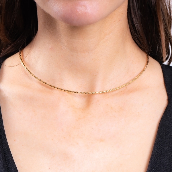 Omega chain with pendant Clearance