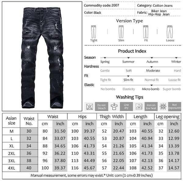 40 size jeans for mens