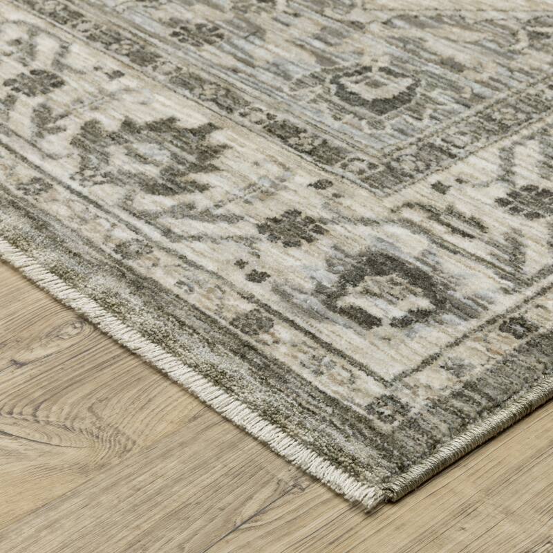Style Haven Cadiz Center Medallion Fringe-Edge Area Rug