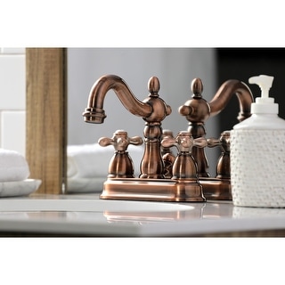 Widespread Two-handle Copper Bathroom Faucet - On Sale - Bed Bath ...