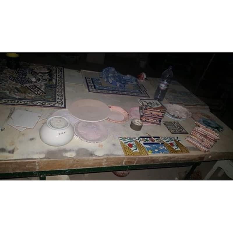 24in x 12in Kitchen Backsplash Unique Mosaic 8 Ceramic Tiles Mural