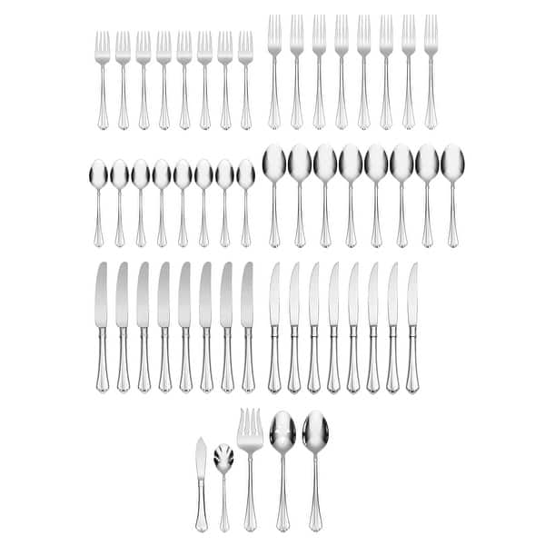 Oneida Juilliard 53 Piece Fine Flatware Set