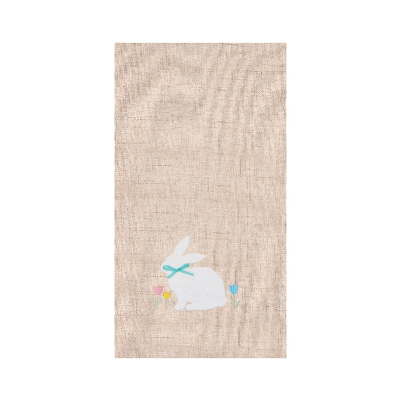 Easter Bunny Rabbit Spring Theme Kitchen Dishtowel