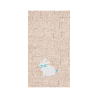 Easter Bunny Rabbit Spring Theme Kitchen Dishtowel