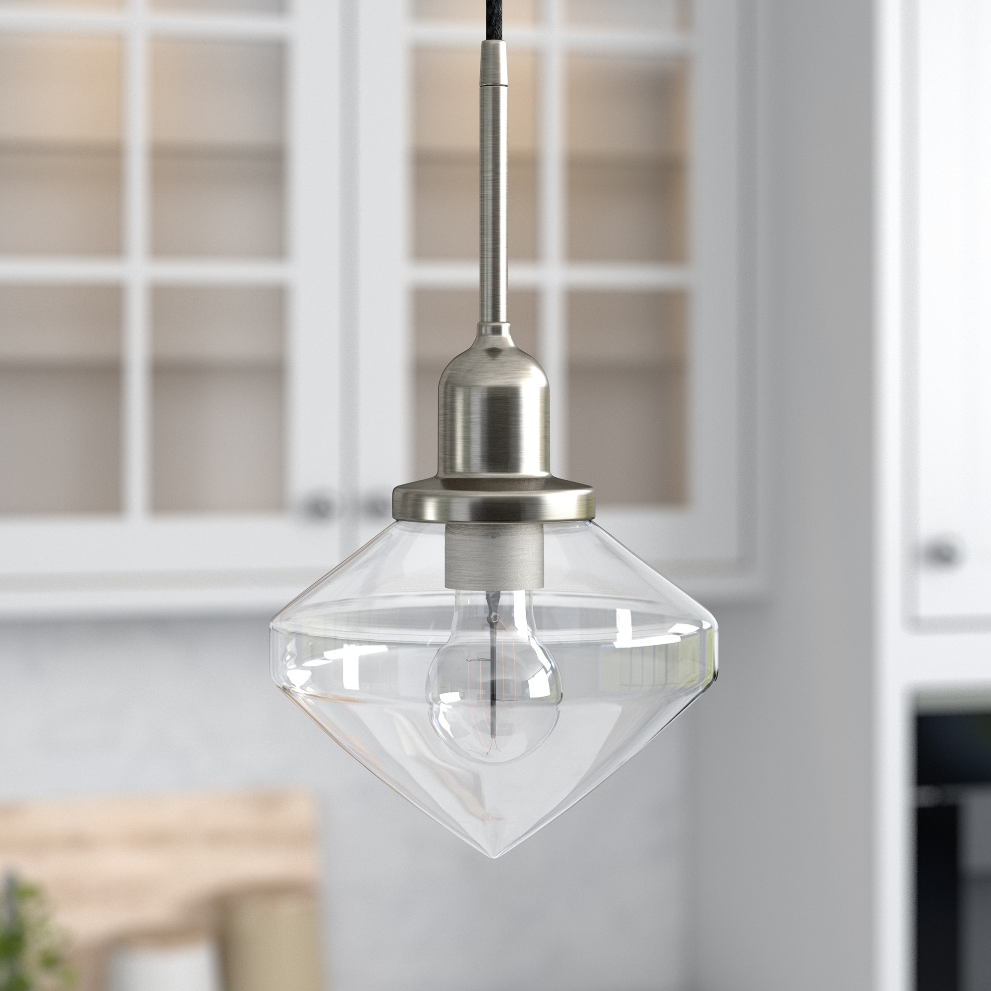Option Nickel and Clear Glass