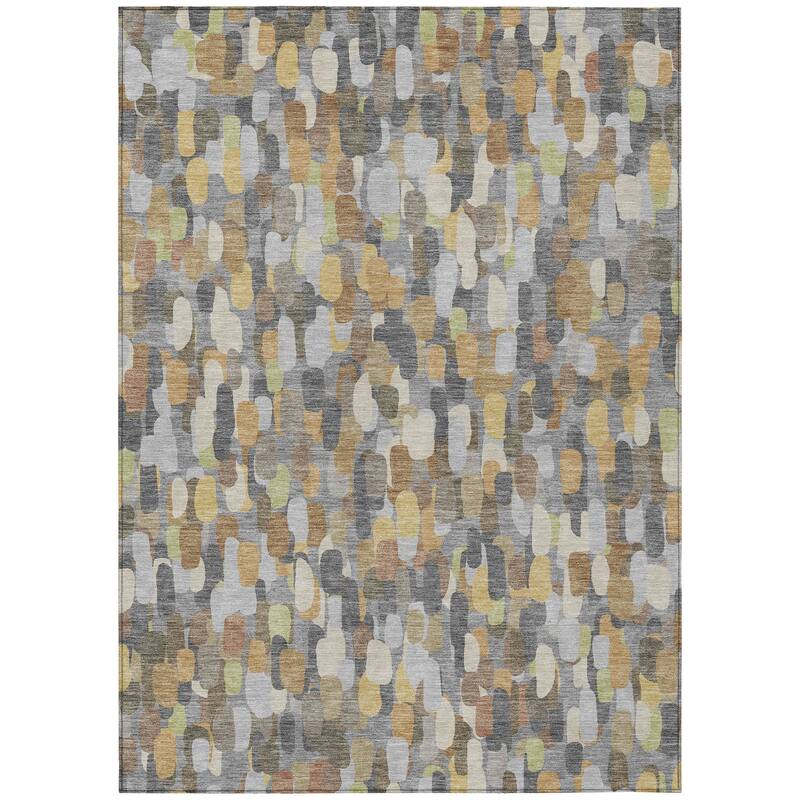 Machine Washable Indoor/ Outdoor Contemporary Drew Chantille Rug