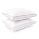 preview thumbnail 2 of 3, Superior Microfiber Medium Density Pillow with Gusset - White