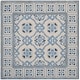 preview thumbnail 20 of 21, SAFAVIEH Handmade Bella Arrie Modern Floral Wool Rug 5' Square - Ivory/Blue - Square