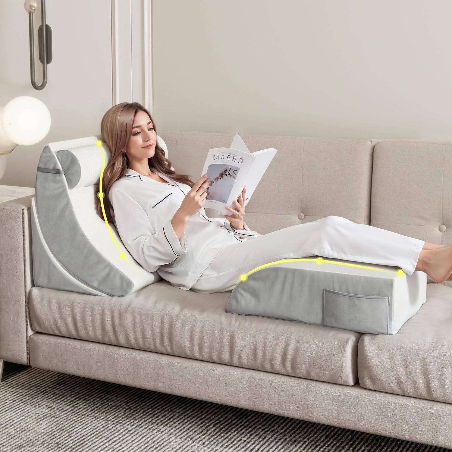 Bed bath and beyond bed wedge pillow sale