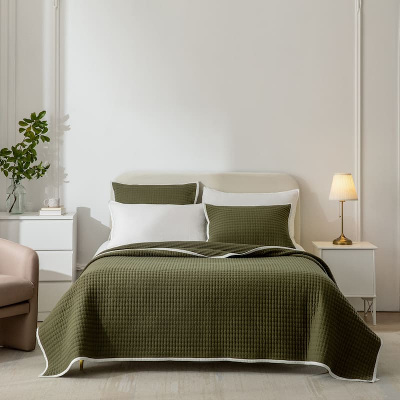 Cotton Reversible 3 Piece Quilt Set