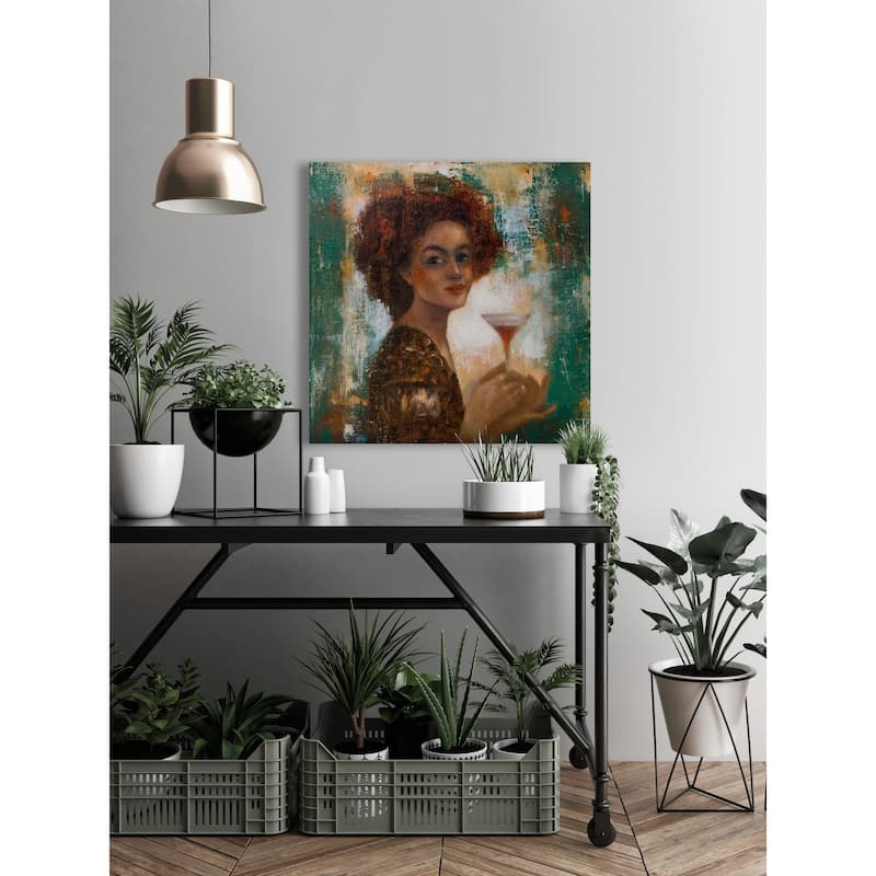 Golden Days Print on Wrapped Canvas