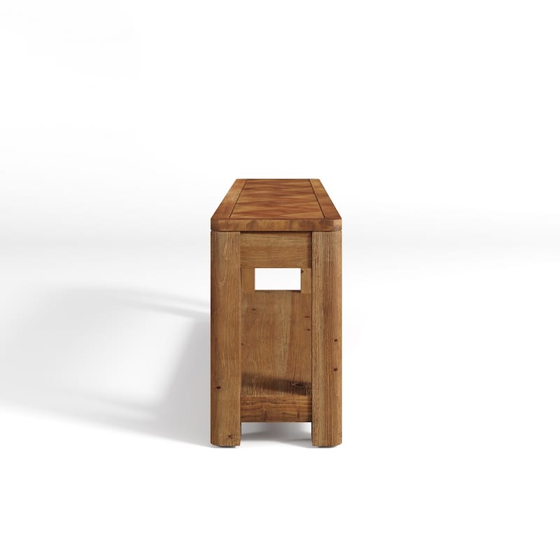 Solid Wood 63" TV Stands, Low Media Console Entertainment Center