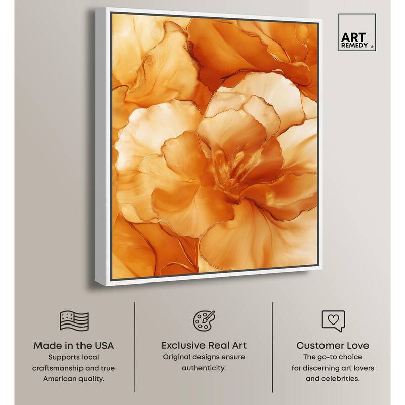 Sunlit Bloom I Canvas by Art Remedy