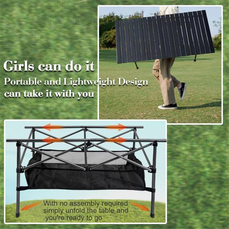 Folding Camping Table, Lightweight Fold Up Table