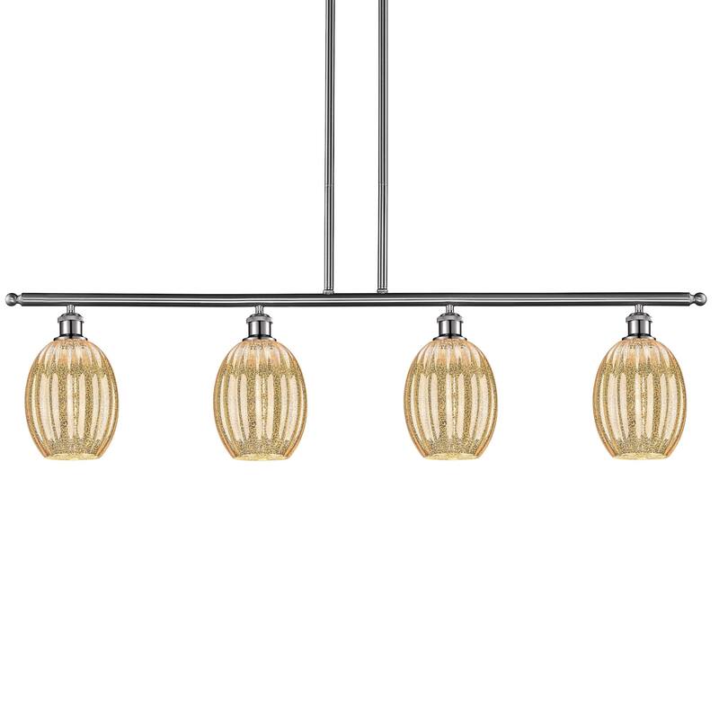 Innovations Lighting 516-4I-12-48 Preston Linear Preston 4 Light 48" - Brushed Satin Nickel / Mercury