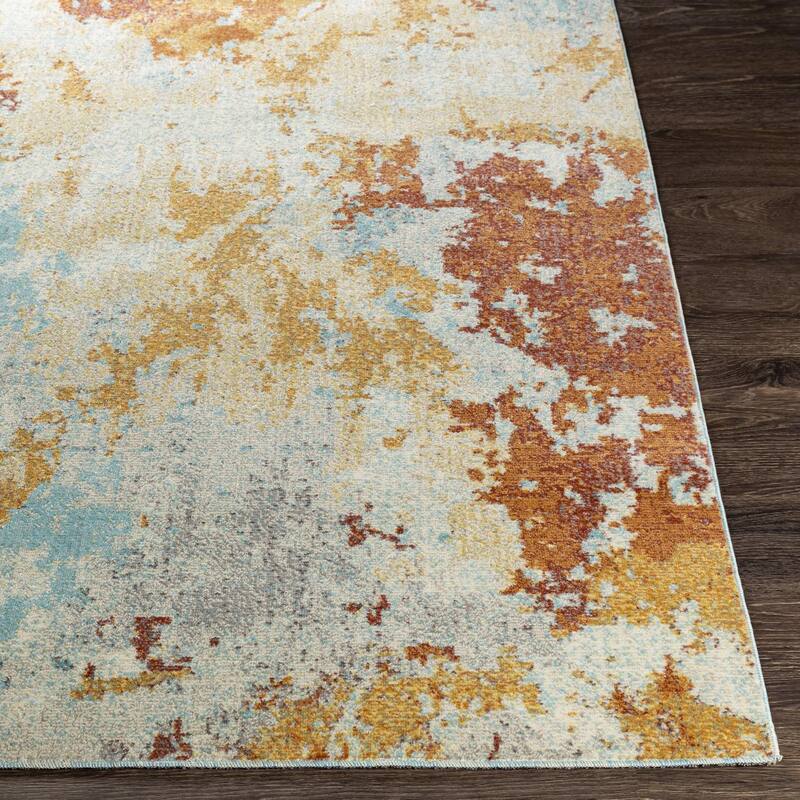 Michele Indoor / Outdoor Abstract Industrial Area Rug