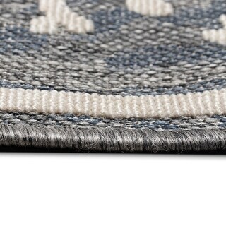 Liora Manne Cove Coral Indoor Outdoor Area Rug Blue - Bed Bath & Beyond ...