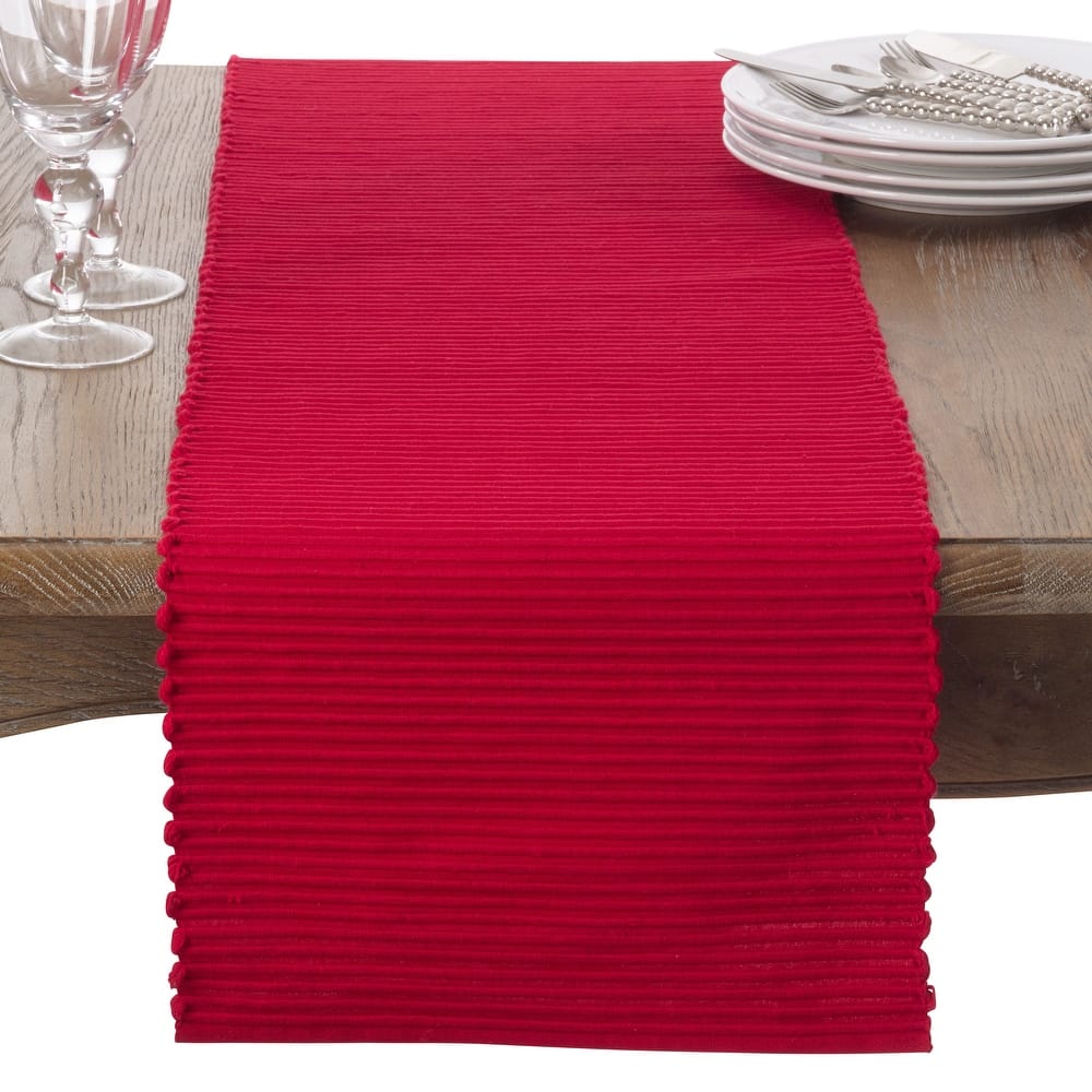 Cotton Mattor Ribbed Table Runner