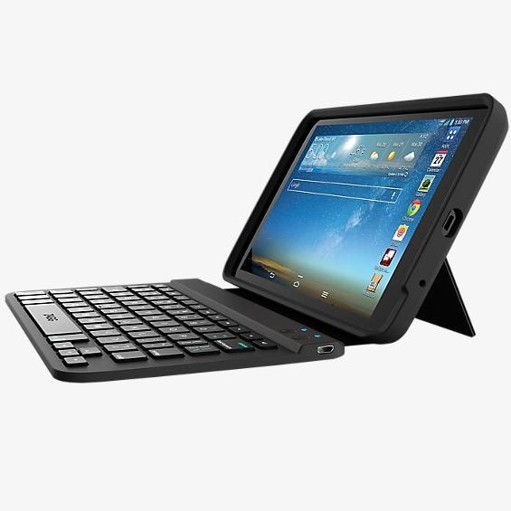 Shop Zagg Keys Folio Case Bluetooth Keyboard For Lg G Pad 8 3 Lte Black Overstock 15426951