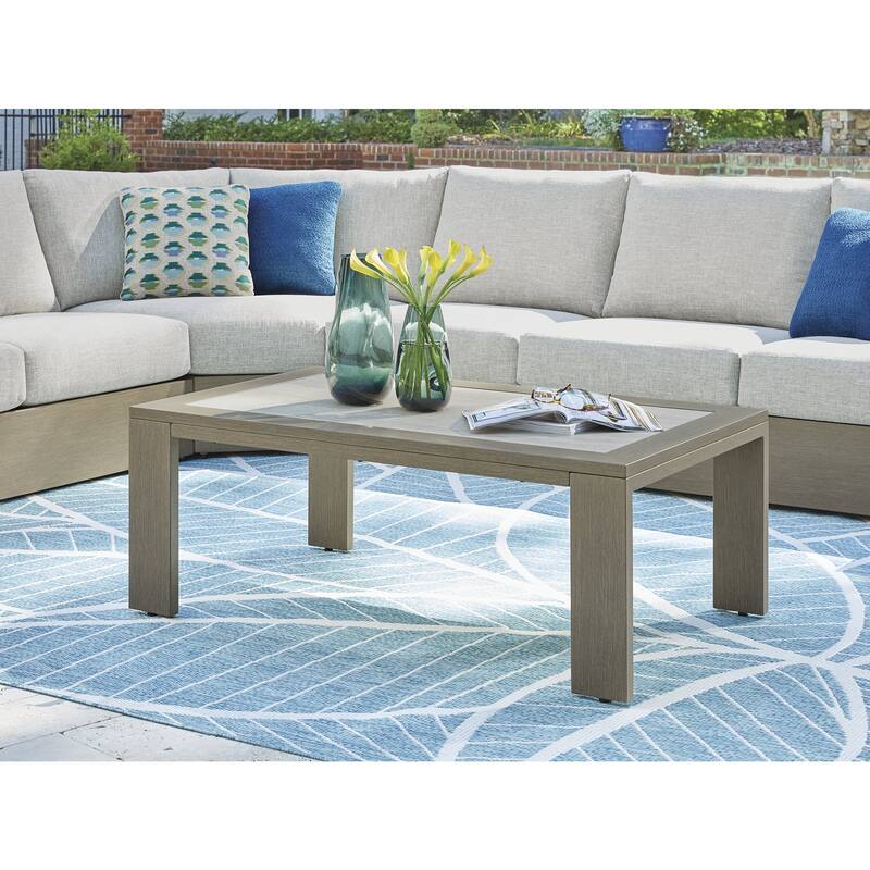 Signature Design by Ashley Kimpton Isle Brown Outdoor Coffee Table - 48" W x 28" D x 18.13" H