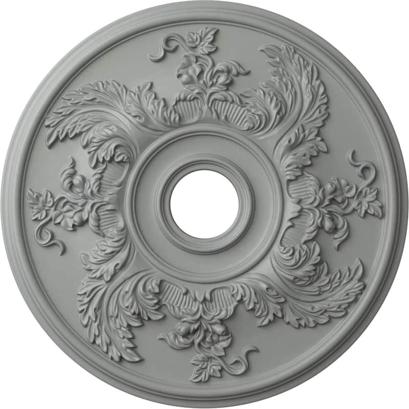 23 5/8"OD x 4 5/8"ID x 1 7/8"P Acanthus Twist Ceiling Medallion