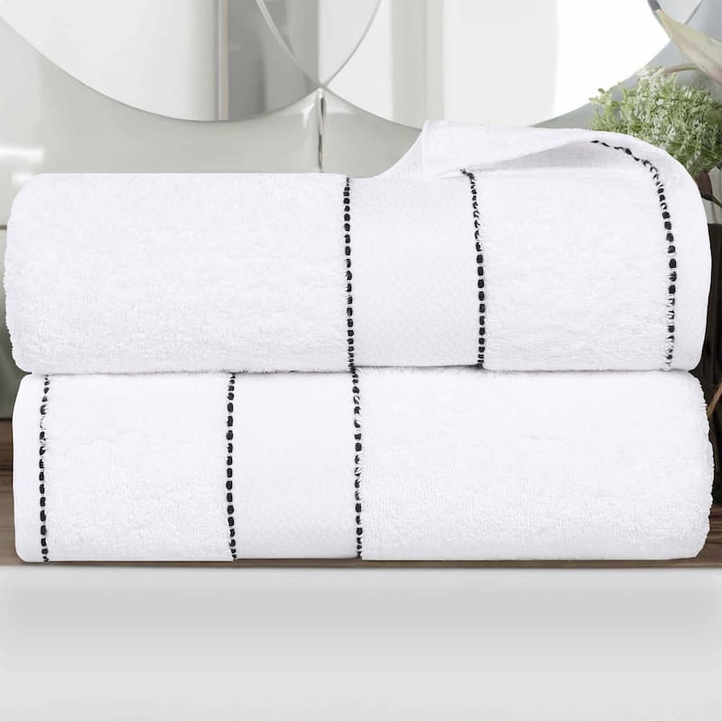 Superior Niles Cotton Ultra-Plush Absorbent Bath Sheets, Set of 2