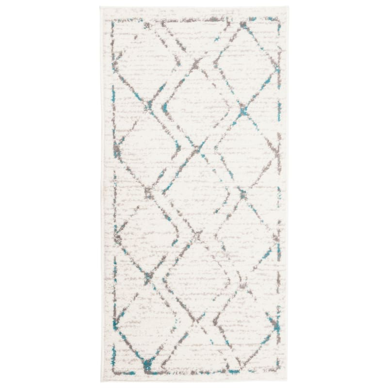 SAFAVIEH Skyler Asimina Modern Rug - 2' x 4' - Ivory/Blue