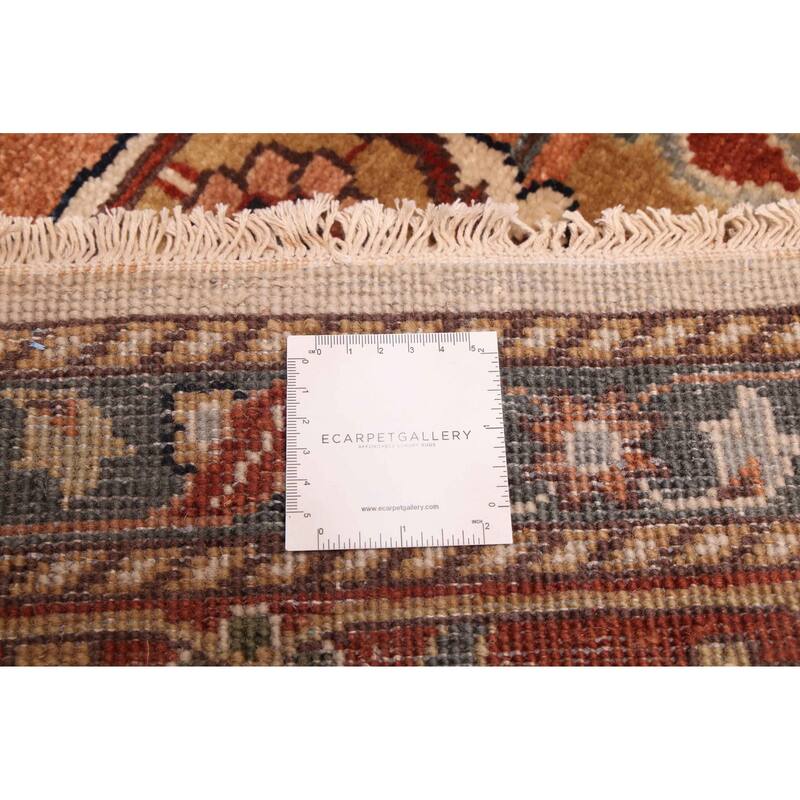 ECARPETGALLERY Hand-knotted Jules Sultane Ivory Wool Rug - 8'11 x 12'0