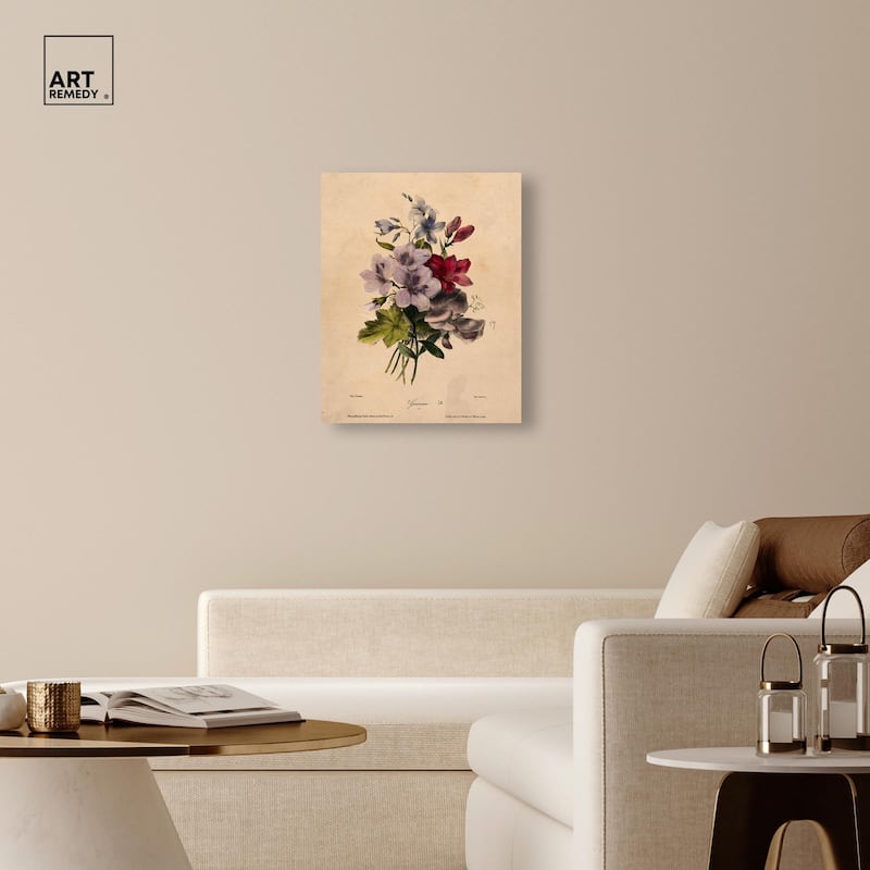 Elisa's Blooms Canvas by Art Remedy, Gallery Wrapped