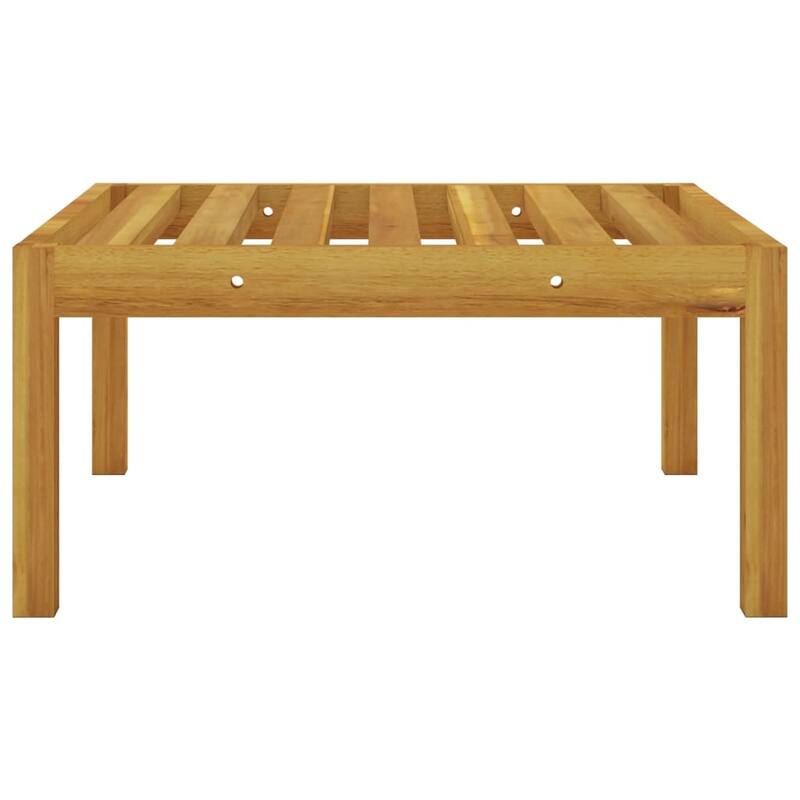 vidaXL Sectional Sofa Patio Modular Seat with Cushions Table Solid Acacia Wood